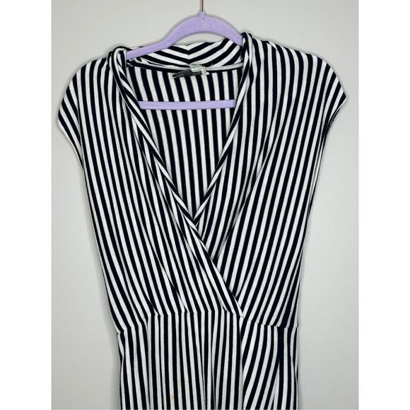 Anthropologie Saturday Sunday Black and White Striped Dress Size XS - Picture 2 of 7